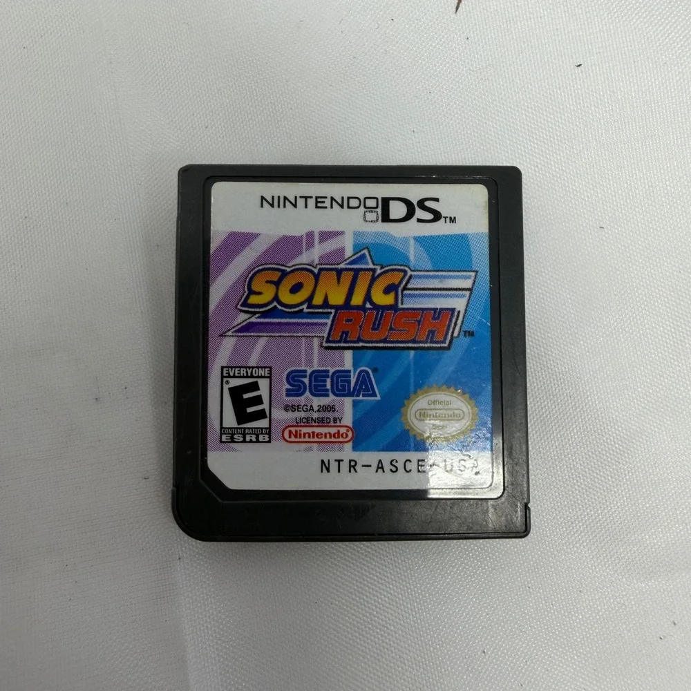 Sonic Rush Nintendo DS Sega 2005 NTR-ASCE-USA Authentic Game Cartridge